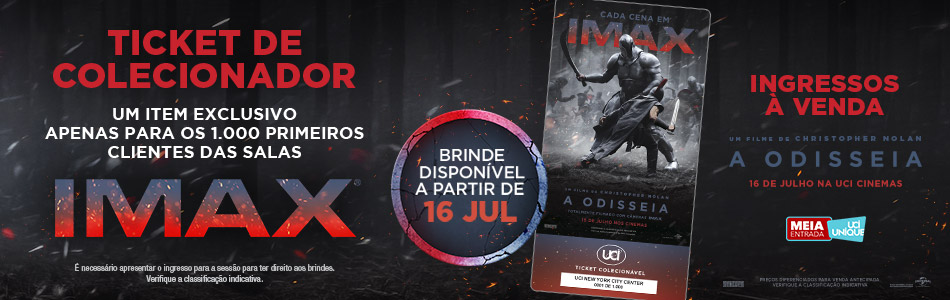 TICKET IMAX A ODISSEIA