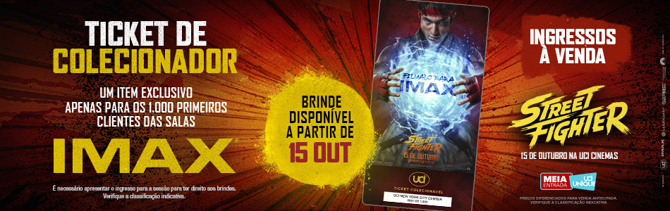 TICKET IMAX GAME NIGHT STREET FIGHTER