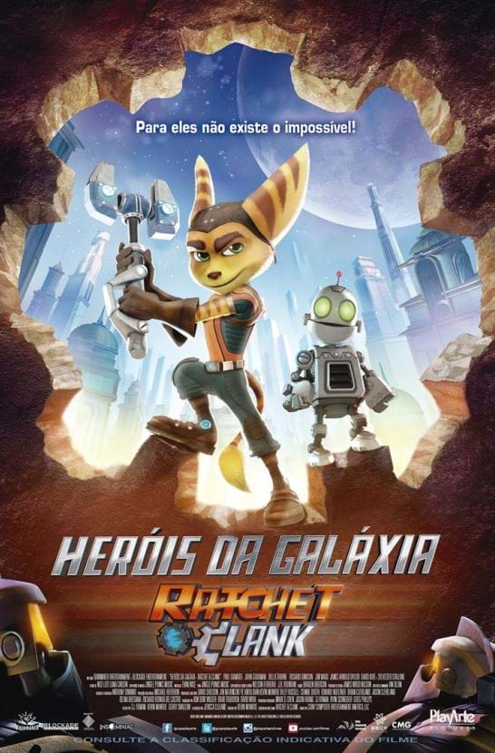HERÓIS DA GALÁXIA: RATCHET E CLANK