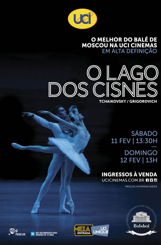 BALLET BOLSHOI: O LAGO DOS CISNES