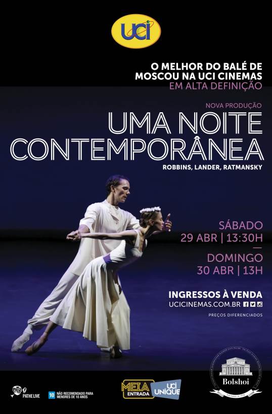 BALLET BOLSHOI: UMA NOITE CONTEMPORÂNEA