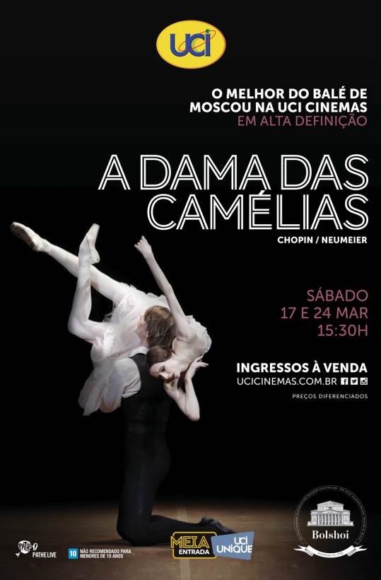 BALLET BOLSHOI: A DAMA DAS CAMÉLIAS 17/18