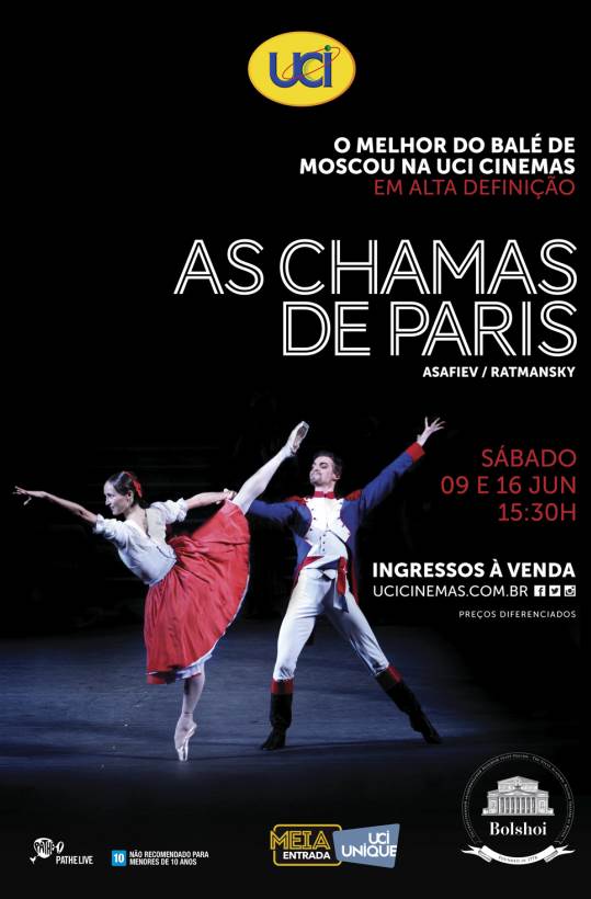 BALLET BOLSHOI: AS CHAMAS DE PARIS 17/18